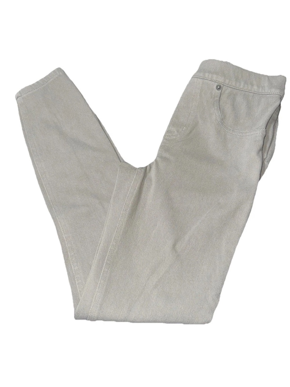 SPANX Women’s S/P Gray Ankle Skinny Pants Jeggings Stretch Slimming Pull On
